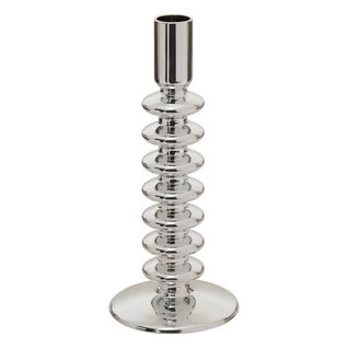 Bougeoir Sky Argent 9x9cm