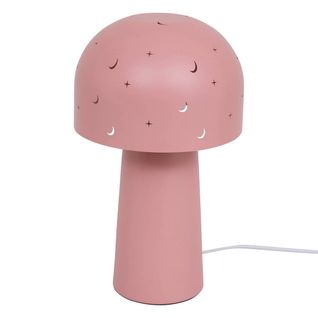 Lampe Droite Champignon Starry H.27cm Rose