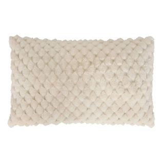 Coussin Imitation Fourrure "adriel" 50x80cm Beige