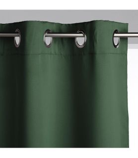 Rideau à Oeillets Occultant Vert Cèdre 140 X 260 Cm