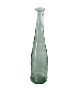 Vase Long En Verre Recyclé Vert Kaki H 80 Cm