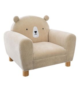Fauteuil Pour Enfant Beige Oreilles D' Ours