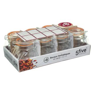 Bocal Verre Hermétique X8 150ml