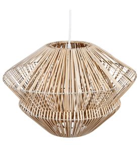 Luminaire Suspension En Rotin Naturel D 45 Cm