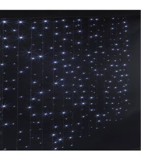 Guirlande Lumineuse Programmable Rideau 10 Tombées 150 LED Blanc Froid