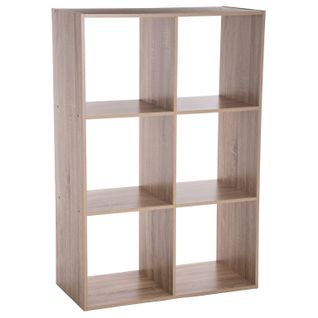 Etagère 6 Cases Mix - P. 32 Cm X H. 100,5 Cm - Beige