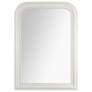 Miroir arrondi 103x74 cm ADELE Blanc