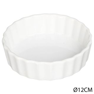 Moule à Tartelette Céramique 125cm Blanc