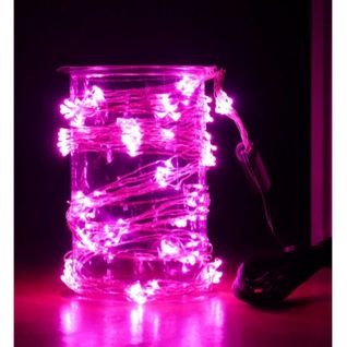 Guirlande Noël Copper Cascade 700 LED Roses