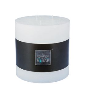 Bougie ronde Ø 14 cm OLIA Blanc