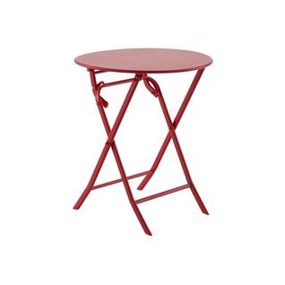 Table Pliante Ronde Greensboro - 2 Places - Groseille