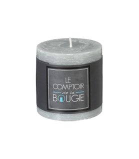 Bougie Ronde Rustique Taupe D6.7