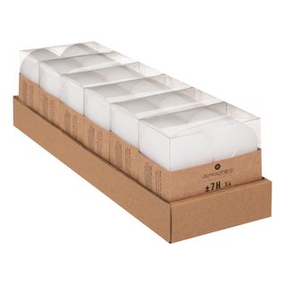 Bougie X4 Ø 4,5 cm OLIA Blanc