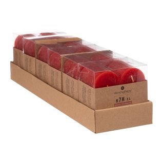 Bougie X4 Ø 4,5 cm OLIA Rouge
