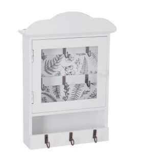 Boîte à Clés Murale En Bois H 28.5 Cm