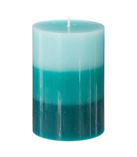 Bougie Tricolore Parfumée Coco H 10 Cm