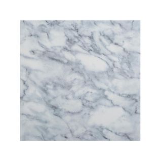 Lot De 2 Stickers Effet Marbre "plaque" 30x30cm Blanc