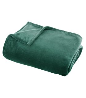 Plaid Flanelle Vert 130 X 180 Cm