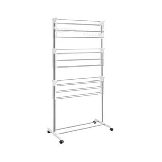 Etendoir à Linge Vertical 3 Niveaux + Portes-cintres