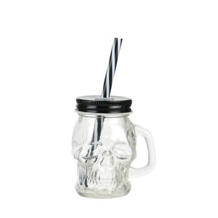 Mason Jar Tete De Mort 130 Ml  Ka2452