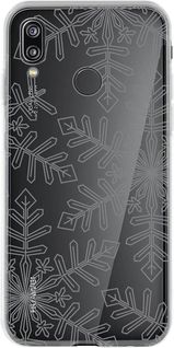 Coque rigide Flocons de Neige pour Huawei Mate 20 Lite