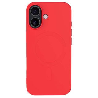 Coque Magsafe - iPhone17 - Silicone - Rouge