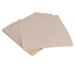 Lot De 20 Serviettes "3 Plis" 33x33cm Naturel