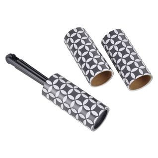 Brosse à Vêtements "adhésive" 20cm Noir et Blanc