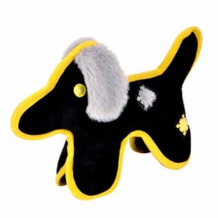 Peluche Pour Chien "cosy Golden" 25cm Noir
