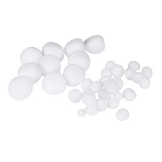 Lot De Pompons Ronds "créatif" Blanc