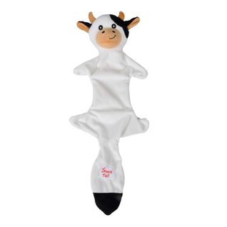 Peluche Pour Chien "vache" 45cm Noir et Blanc