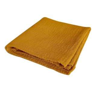 Drap Housse Bébé "extensible" 70x140cm Moutarde