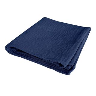 Drap Housse Bébé "extensible" 70x140cm Bleu Foncé