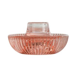 Photophore Cannelé Réversible "arty" 5cm Blush