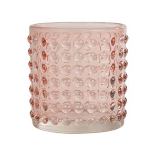 Photophore Bulles En Verre "arty" 7cm Blush