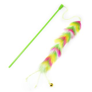 Jouet Pour Chien et Chat "canne à Pêche" 43cm Vert