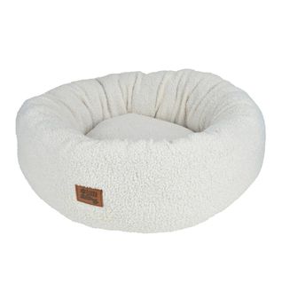 Coussin Donut Pour Chien et Chat "wooly" 55cm Écru