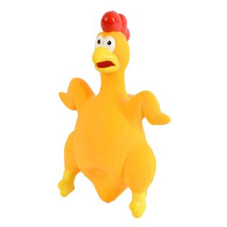 Jouet Pour Chien Sonore "poulet Rôti" 20cm Orange