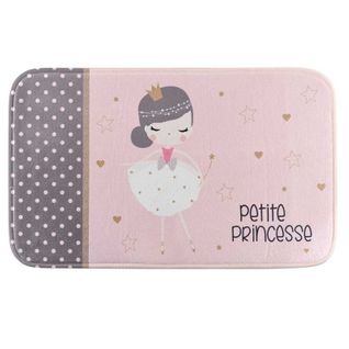 Tapis Enfant "petite Princesse" 45x75cm Rose