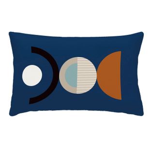 Coussin Déco "neoline" 30x50cm Bleu