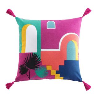 Coussin Déco "senorita" 45x45cm Multicolore