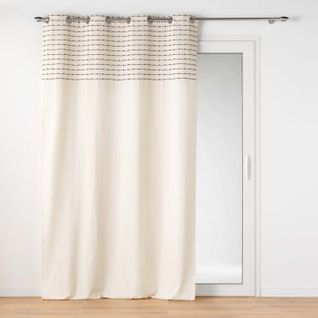 Rideau à Oeillets "linechic" 140x240cm Naturel