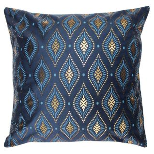 Housse De Coussin En Velours "sofia" 40x40cm Bleu