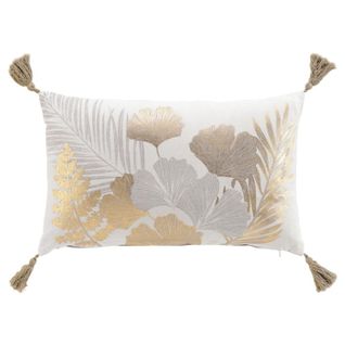 Coussin Déco Imprimé "melisse" 30x50cm Multicolore