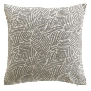 Housse De Coussin Jacquard "vivo" 40x40cm Gris