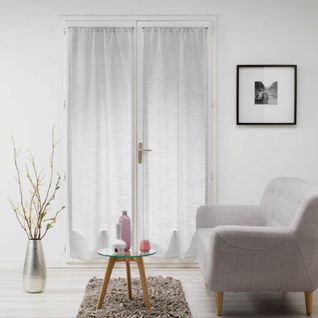 Paire De Voilages "milza" 70x200cm Gris
