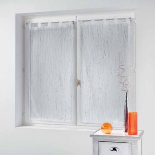 Paire De Voilages "filiane" 90x160cm Blanc
