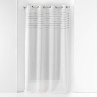 Voilage 140x240 cm MEDINA Blanc