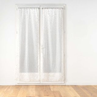 Paire De Voilages Passe-tringle "maissa" 70x200cm Doré