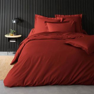 Housse De Couette "percaline" 220x240cm Tomette
